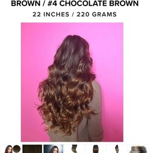 Bellami HAIR extensions 220g 22" mochachino brown